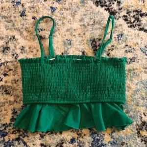 CUPSHE ruffle bikini top